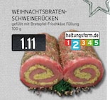 Weihnachtsbraten-Schweinerücken bei EDEKA im Ratingen Prospekt für 1,11 €