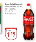 Coca-Cola Limonade im Angebot bei GLOBUS in Wolfenbüttel Coca-Cola Limonade Angebote von Coca-Cola bei GLOBUS Wolfenbüttel für 1,19 €