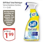 GLOBUS - Biff Bad Total Reiniger Angebot im Prospekt Biff Bad Total Reiniger bei GLOBUS im Prospekt "" für 1,99 €
