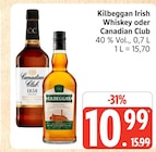 Irish Whiskey oder Canadian Club von Kilbeggan im aktuellen Marktkauf Prospekt