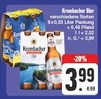 Krombacher Bier Angebote von Krombacher bei EDEKA Bautzen für 3,99 €