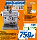 Siebträger-Espressomaschine La Specialista OPERA EC9555.M Angebote von DeLonghi bei expert Stuttgart für 11,99 €