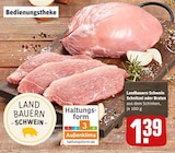 Aktuelles Landbauern Schwein Schnitzel oder Braten Angebot bei REWE in Mannheim ab 1,39 €