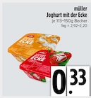 Joghurt mit der Ecke von müller im aktuellen EDEKA Prospekt für 0,33 €