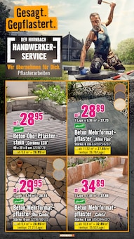 Pflastersteine im aktuellen Hornbach Prospekt (Ingolstadt) Pflastersteine im Hornbach Prospekt "Dir ist vieles Latte. Nur nicht Dein Garten." mit 31 Seiten (Ingolstadt)