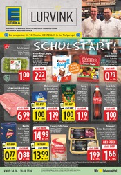 EDEKA Supermarkt Prospekt der aktuellen Woche mit 34 Seiten, gültig von 24.08.2026 bis 29.08.2026, in Wesel und Umgebung Aktueller EDEKA Supermarkt Prospekt in Wesel und Umgebung, "Aktuelle Angebote" mit 34 Seiten, 24.08.2026 - 29.08.2026