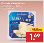 Elbländer Käsescheiben für 1,69 € bei Netto Marken-Discount im Angebot Elbländer Käsescheiben im aktuellen Netto Marken-Discount Prospekt