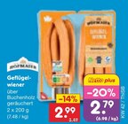 Aktuelle Wiener Würstchen Angebote bei Netto Marken-Discount in Dresden Aktuelles Geflügel-wiener Angebot bei Netto Marken-Discount in Dresden ab 2,79 €