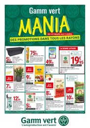 Prix et réduction Bricolage et Jardin dans le prospectus Gamm Vert en cours Offre Bricolage et Jardin dans le catalogue Gamm Vert du moment à la page 1