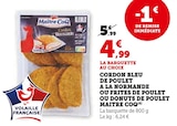 Promo Cordon Bleu de Poulet à la Normande ou Frites de Poulet ou Donuts de Poulet à 4,99 € dans le catalogue Super U à Carnac