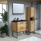 Meuble à poser l. 80 cm décor bois "district" en promo à 179,00 € chez Brico Dépôt Meuble à poser l. 80 cm décor bois "district" dans le catalogue Brico Dépôt