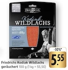 Kodiak Wildlachs geräuchert Angebote von Friedrichs bei EDEKA Mainz für 5,55 €