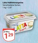 Halbfettmargarine im Angebot bei GLOBUS in Trier Halbfettmargarine Angebote von Lätta bei GLOBUS Trier für 1,29 €