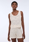 Haut en crochet dans le catalogue Monoprix Margaret