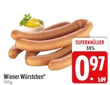 Wiener Würstchen im EDEKA Prospekt Wiener Würstchen von im aktuellen EDEKA Prospekt für 0,97 €