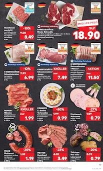 Schweinefleisch im Kaufland Prospekt "Aktuelle Angebote" mit 48 Seiten (Leipzig)