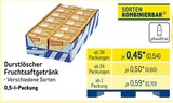 Fruchtsaftgetränk von Durstlöscher im aktuellen METRO Prospekt für 0,54 €