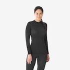 Skiunterhemd Damen warm atmungsaktiv - 500 seamless schwarz bei Decathlon im Potsdam Prospekt für 9,99 €