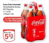 Aktuelles Coca-Cola Limonade Angebot bei GLOBUS in Wolfenbüttel ab 5,55 €