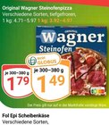 Steinofenpizza im Angebot bei GLOBUS in Gera Steinofenpizza Angebote von Original Wagner bei GLOBUS Gera für 1,49 €