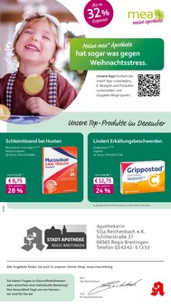 Aktueller mea - meine apotheke Prospekt "Unsere Dezember-Angebote" Seite 1 von 4 Seiten