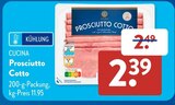 Prosciutto Cotto im ALDI SÜD Prospekt Prosciutto Cotto von CUCINA im aktuellen ALDI SÜD Prospekt für 2,39 €