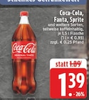 Aktuelles Coca-Cola, Fanta, Sprite Angebot bei EDEKA in Rheda-Wiedenbrück ab 1,39 €