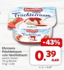 nah&frisch Voltlage - Früchtetraum Erdbeere Angebot im Prospekt Früchtetraum Erdbeere bei nah&frisch im Voltlage Prospekt für 0,39 €