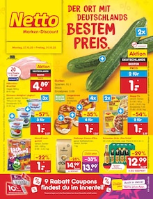 Netto Marken-Discount Prospekt der Woche "Aktuelle Angebote" Seite 1, 27.10.2025 bis 01.11.2025 für Heidenheim Aktueller Netto Marken-Discount Prospekt "Aktuelle Angebote" Seite 1 von 65 Seiten für Heidenheim