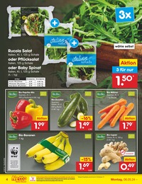 Bio Lebensmittel Angebot im aktuellen Netto Marken-Discount Prospekt auf Seite 4