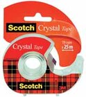 Dévidoir ruban adhésif transparent crystal 25m - Scotch en promo chez Intermarché Aulnay-sous-Bois à 1,46 €