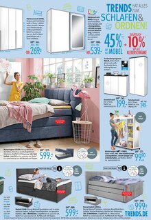Bett im Trends Prospekt "TRENDS hat alles für Drinnen & Draußen - 30% zusätzlich auf Gartenmöbel" mit 12 Seiten (Bonn)