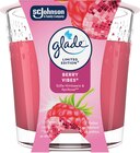 Duftkerze im Glas Berry Vibes 112 g im Angebot bei dm-drogerie markt in Leverkusen Duftkerze im Glas Berry Vibes 112 g Angebote von glade bei dm-drogerie markt Leverkusen für 3,95 €