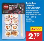 Sushi-Box „Takashi“ oder „Yamato“ Angebot in Gottenheim Sushi-Box „Takashi“ oder „Yamato“ im aktuellen Prospekt bei Netto Marken-Discount in Gottenheim