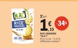 Rice crackers - N.A! en promo à 1,15 € chez E.Leclerc Rice crackers - N.A! dans le catalogue E.Leclerc