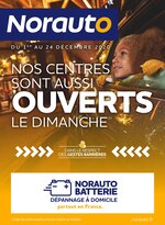 Catalogue Norauto à Rosny-sous-Bois, avec 1 pages Prospectus Norauto à Rosny-sous-Bois, "Nos centres sont aussi ouverts le dimanche", 1 pages, 01/12/2020 - 24/12/2020