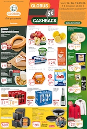 GLOBUS Supermarkt Prospekt der aktuellen Woche mit 27 Seiten, gültig von 14.09.2026 bis 19.09.2026, in Bretzenheim und Umgebung Aktueller GLOBUS Supermarkt Prospekt in Bretzenheim und Umgebung, "Aktuelle Angebote" mit 27 Seiten, 14.09.2026 - 19.09.2026