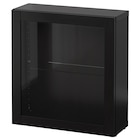 Regal mit Glastür schwarzbraun/Sindvik Klarglas sbr Angebote von BESTÅ bei IKEA Kaufbeuren für 86,00 €