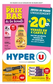 Electroménager Angebote im Prospekt "LES PRIX BAS de la beauté" von Hyper U auf Seite 1