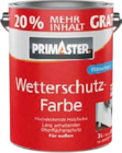 Aktuelle Farbe Angebote bei Globus-Baumarkt in Mönchengladbach Aktuelles Wetterschutzfarbe Angebot bei Globus-Baumarkt in Mönchengladbach ab 29,99 €