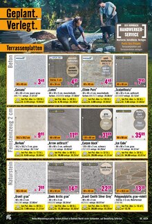 Terrassenplatten im Hornbach Prospekt "Sport? Du schleppst lieber Pflanzringe." mit 33 Seiten (Stuttgart)