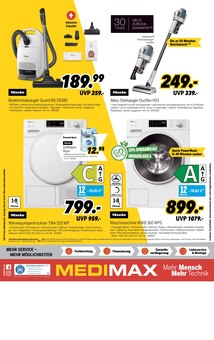 Waschmaschine im MEDIMAX Prospekt "SPORTLICH SPAREN!" mit 8 Seiten (Lüneburg)