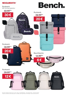 Rucksack im Woolworth Prospekt "Aktuelle Angebote" mit 24 Seiten (Hannover)