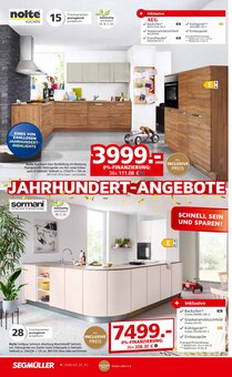Backofen im Segmüller Prospekt "Küchen Spezial" mit 38 Seiten (Leverkusen)