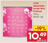 Adventskalender Mini Pralines im Angebot bei Netto Marken-Discount in Mühlhausen Adventskalender Mini Pralines Angebote von Lindt bei Netto Marken-Discount Mühlhausen für 10,49 €