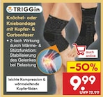 Knöchel- oder Kniebandage mit Kupfer- & Carbonfaser Angebote von TRIGGin bei Netto Marken-Discount Kassel für 9,99 €