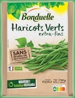 Haricots verts extra-fins sans résidu de pesticides surgelés - BONDUELLE en promo à 1,19 € chez Intermarché Super Haricots verts extra-fins sans résidu de pesticides surgelés - BONDUELLE dans le catalogue Intermarché Super