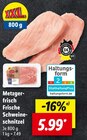 Aktuelles Frische Schweineschnitzel Angebot bei Lidl in Osnabrück ab 5,99 €