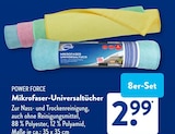 Mikrofaser-Universaltücher von POWER FORCE im aktuellen ALDI SÜD Prospekt für 2,99 €