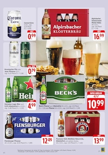 Bier im EDEKA Prospekt "Aktuelle Angebote" mit 38 Seiten (Karlsruhe)